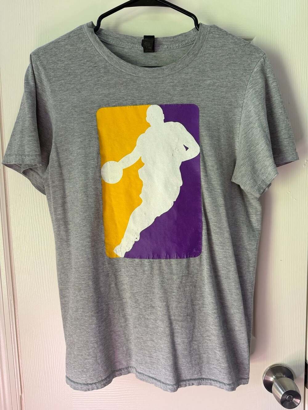 Anvil Kobe Bryant Lakers Inspired Logo Graphic T-Shirt